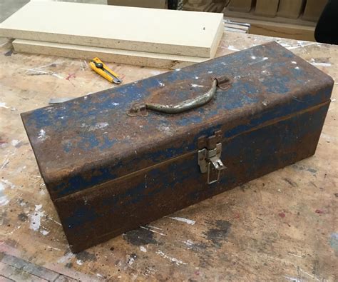 painting steel tool box|how to repair rusted toolbox.